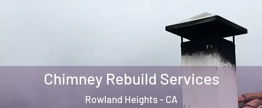  Chimney Rebuild Services Rowland Heights - CA