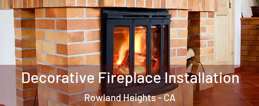  Decorative Fireplace Installation Rowland Heights - CA