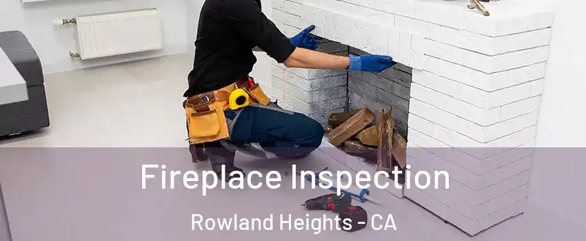  Fireplace Inspection Rowland Heights - CA