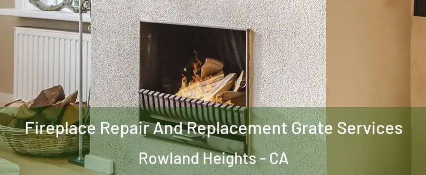  Fireplace Repair And Replacement Grate Services Rowland Heights - CA