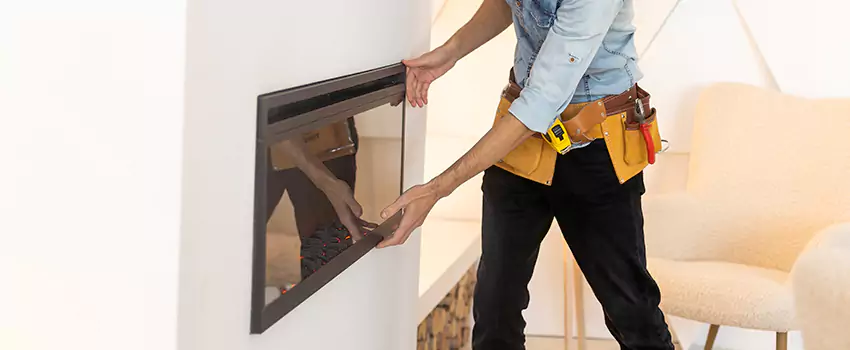 Metal Fireplace Installation in Rowland Heights, California