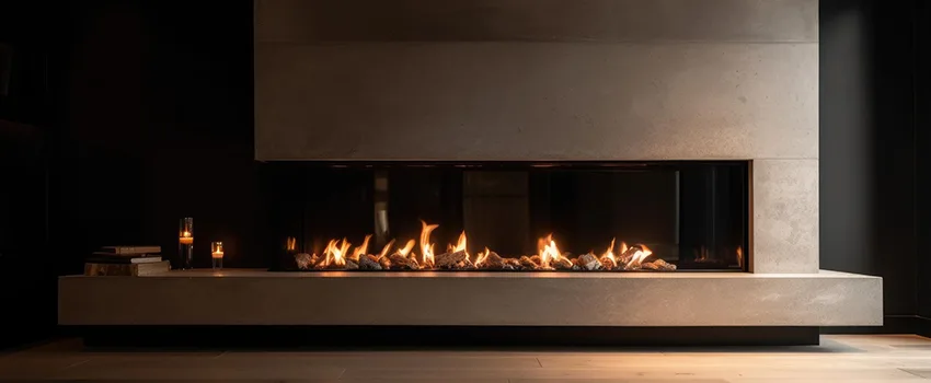 Gas Fireplace Ember Bed Design Services in Rowland Heights, California