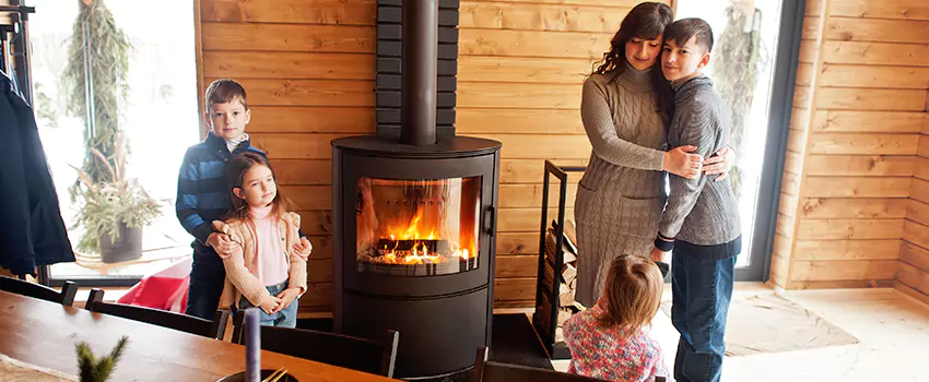 Morso Cast Iron Fireplace Insert Installation in Rowland Heights, California