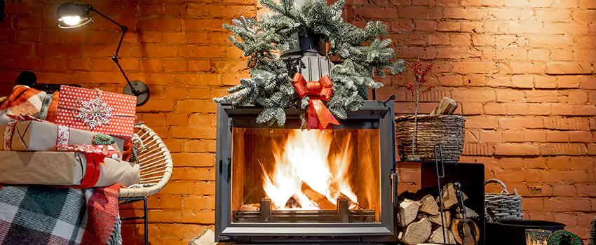Travis Industries Linear Gas Fireplace Installation in Rowland Heights, California