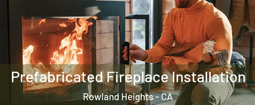  Prefabricated Fireplace Installation Rowland Heights - CA