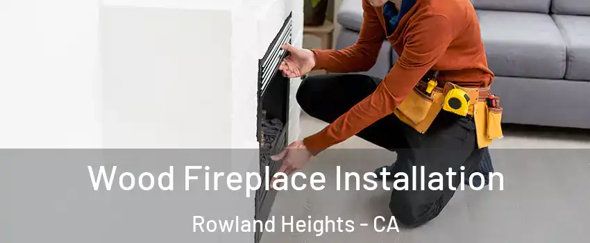  Wood Fireplace Installation Rowland Heights - CA